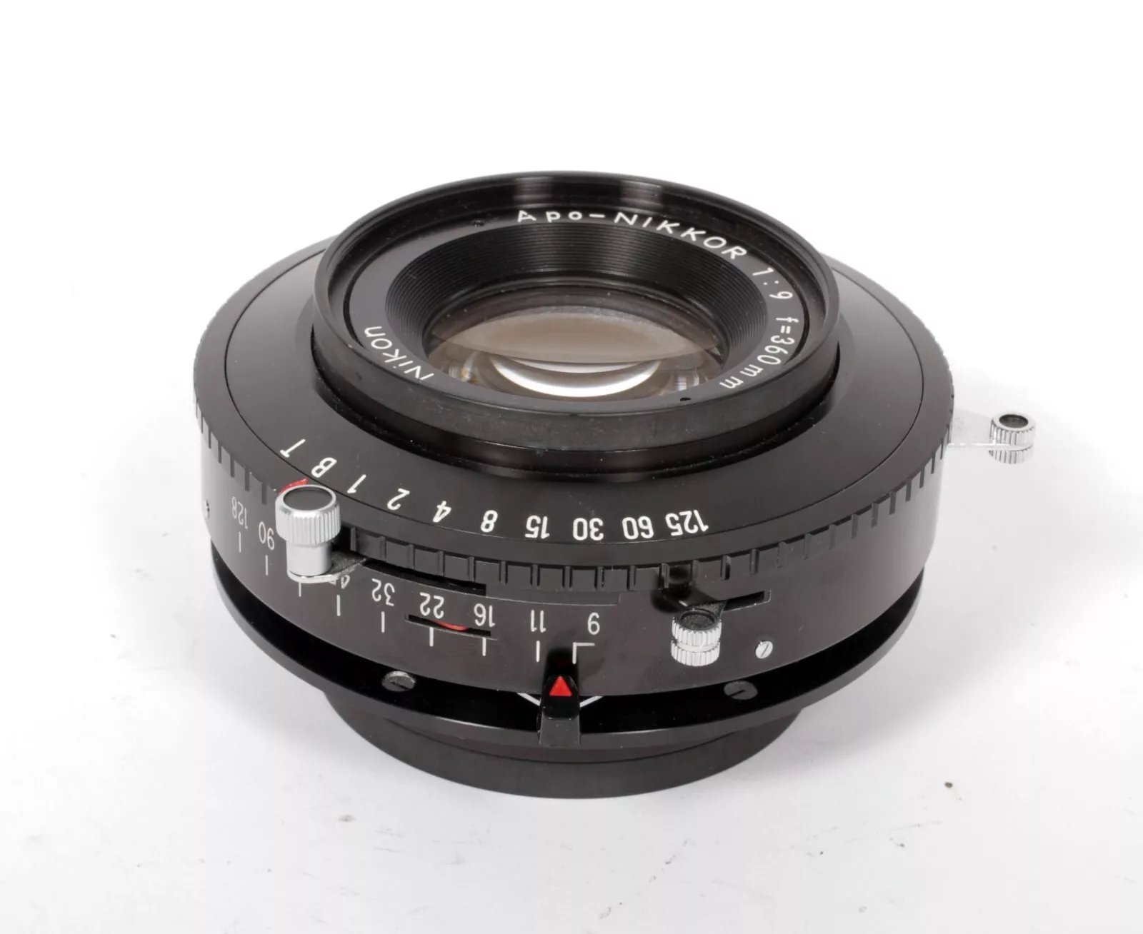 Nikon Apo Nikkor 360mm F9 Lens in custom Copal #3 shutter #5880 Nikon Apo Nikkor 360mm F9 Lens in custom Copal #3 shutter #5880